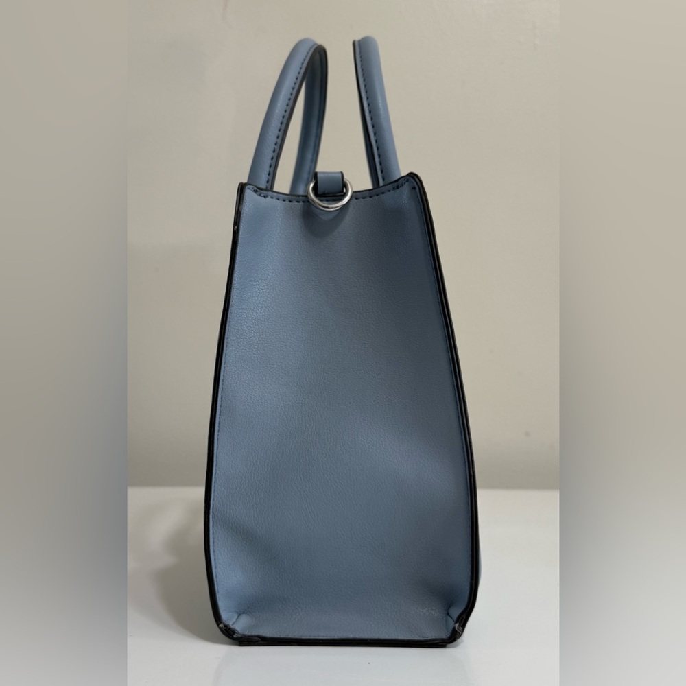 👜 Nine West Aidenne Satchel Purse – Dusty Blue - Picture 5 of 10